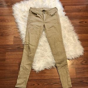 aeo khaki jegging